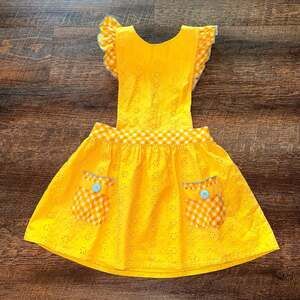 Matilda Jane Girls Apron Dress Size 4